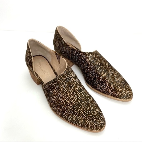 MADEWELL Lucie Spotted Calf Hair Loafers Toffee Multi Tan - Picture 3 of 12